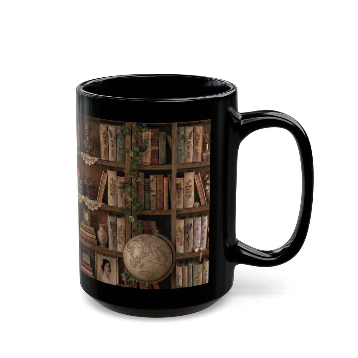 Dark Academia Library Mug, 15oz - Moods and Merch