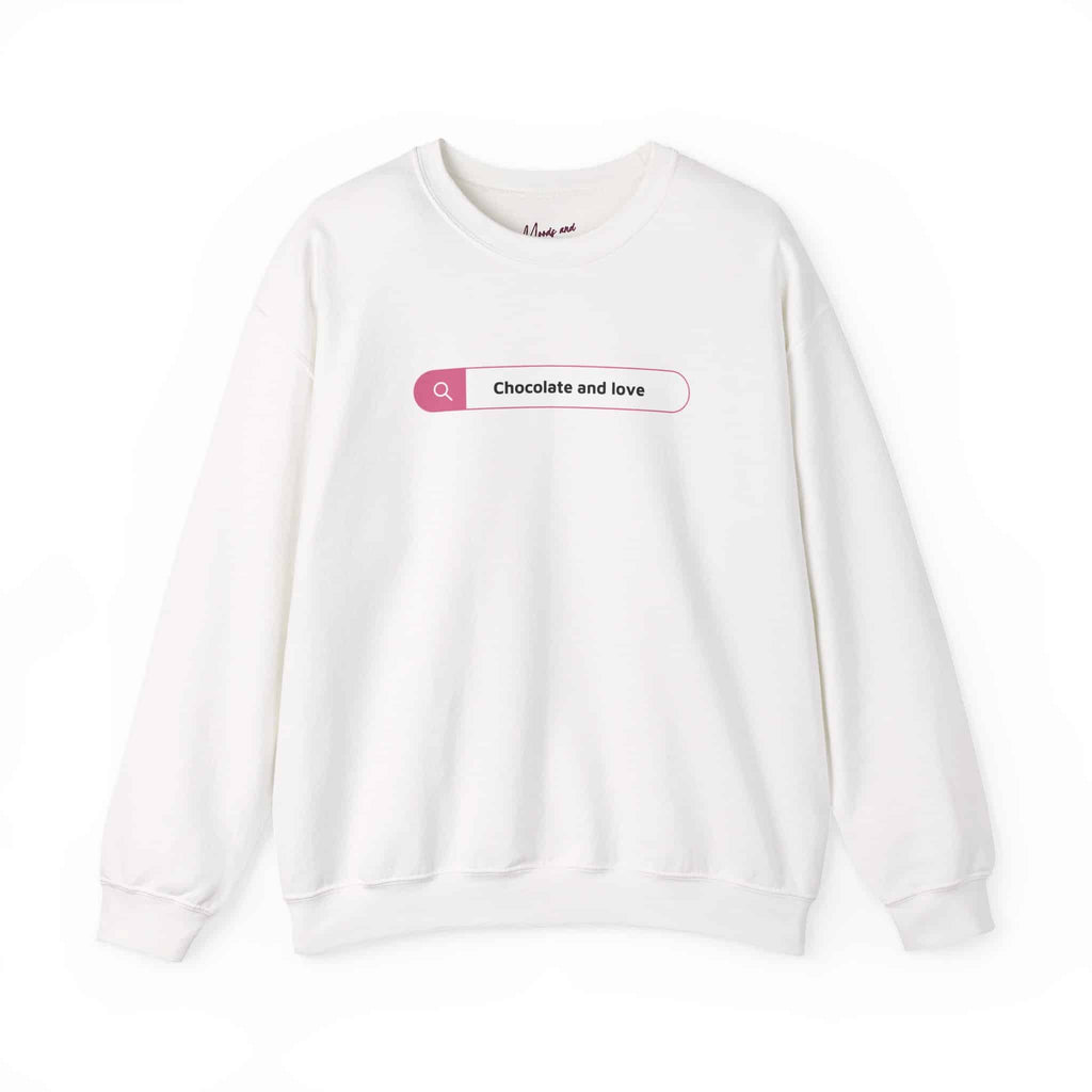 Stylish Love and Chocolate Sweatshirt with Trendy Design
