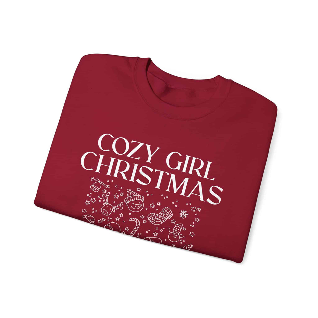 Cozy Girl Christmas Sweatshirt - Moods and Merch