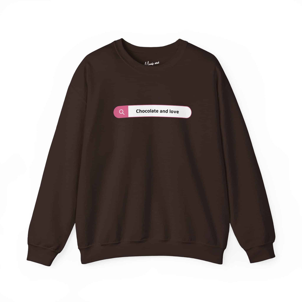 Stylish Love and Chocolate Sweatshirt with Trendy Design