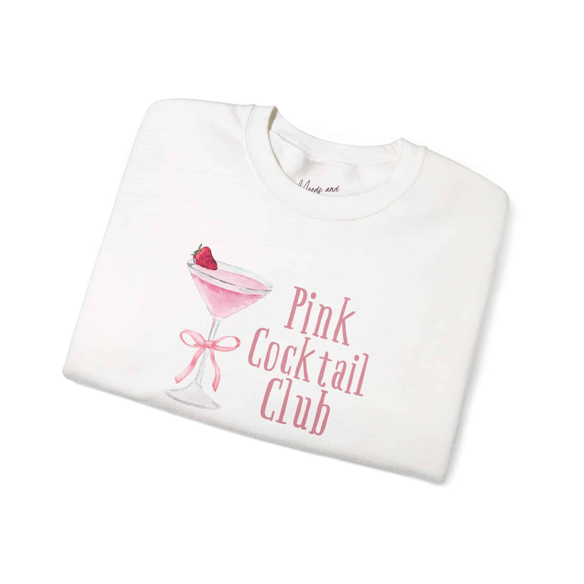 Pink Cocktail Club Sweatshirt - Moods and Merch