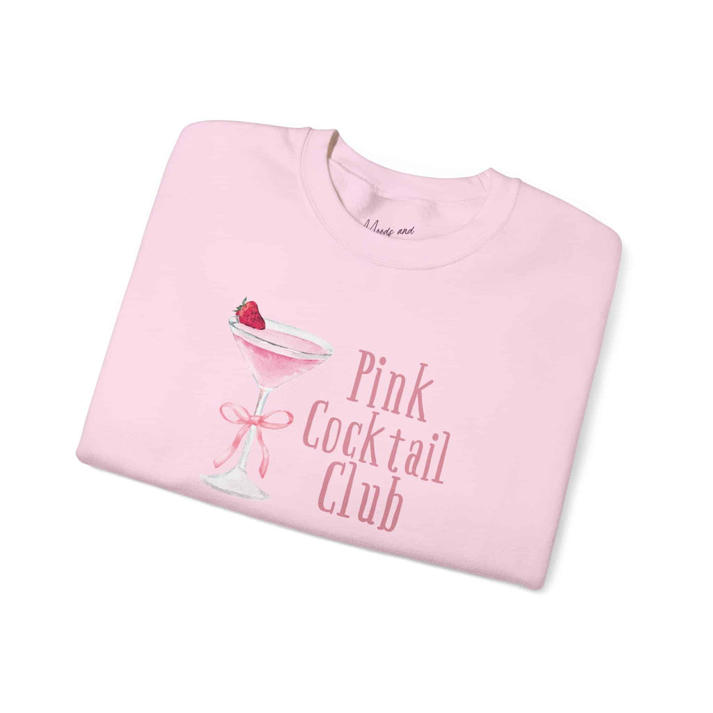 Pink Cocktail Club Sweatshirt - Moods and Merch