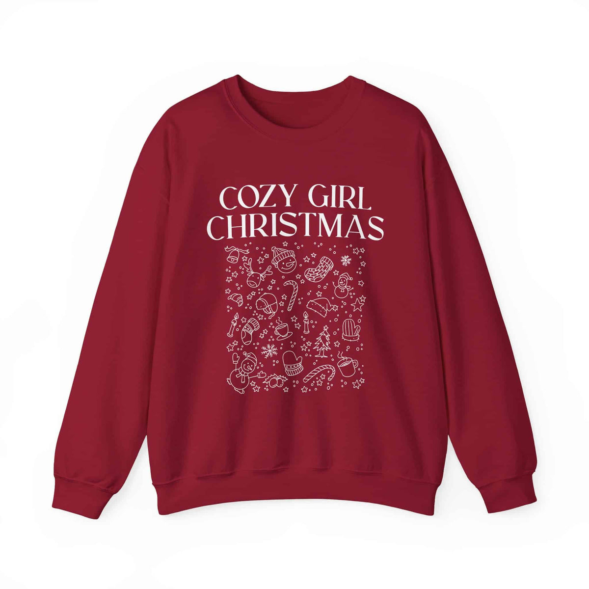 Cozy Girl Christmas Sweatshirt - Moods and Merch