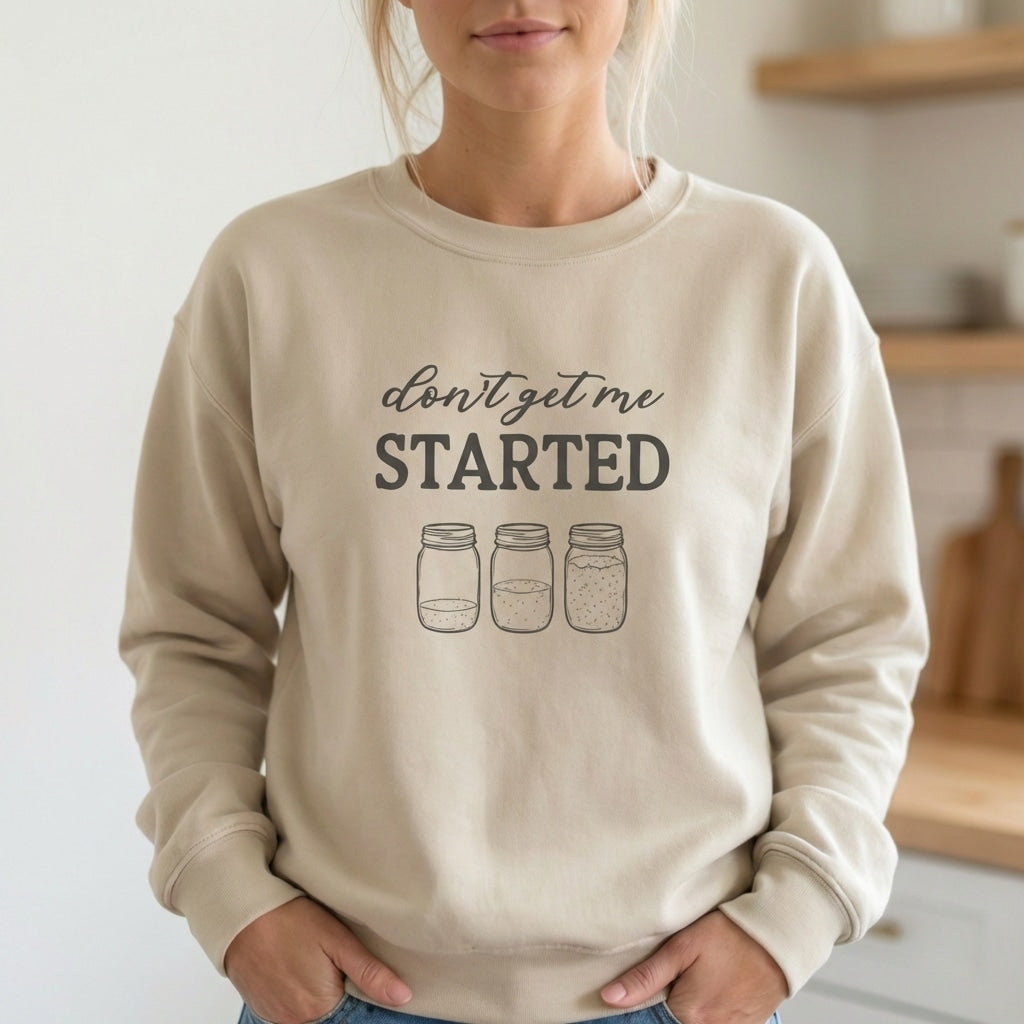 Cozy Sourdough Starter Sweatshirt for Home Bakers
