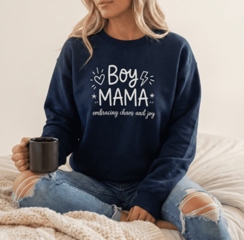 Boy Mama Sweatshirt - Moods and Merch