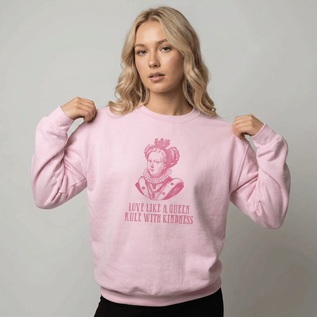 Queen of Kindness Sweatshirt - Moods and Merch
