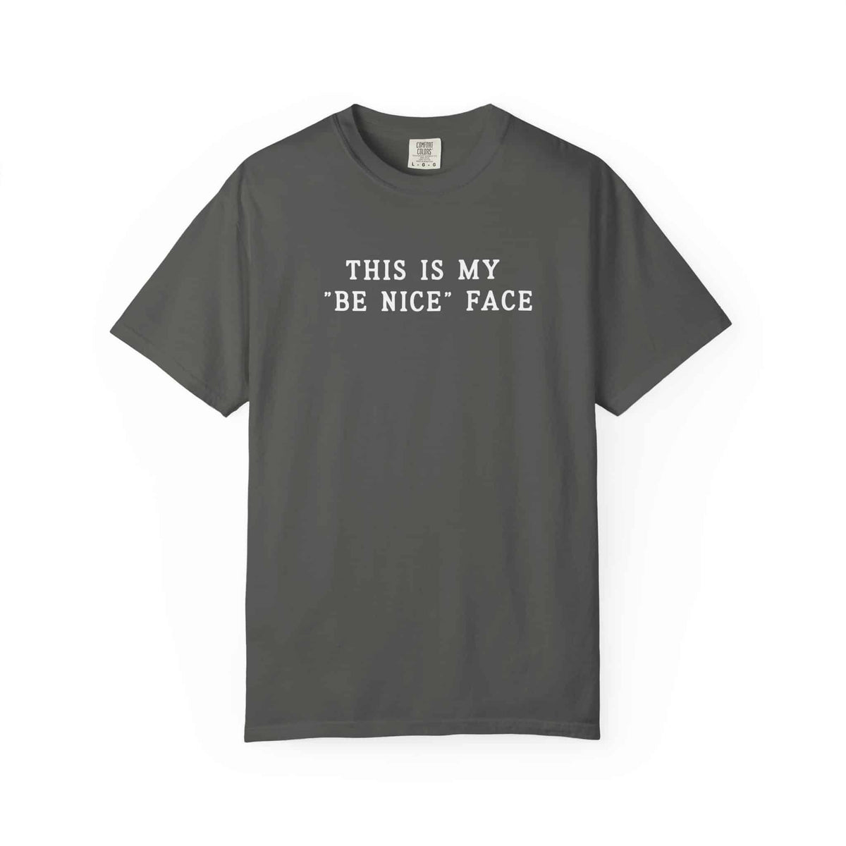 This is my Be Nice Face Tee - Moods and Merch