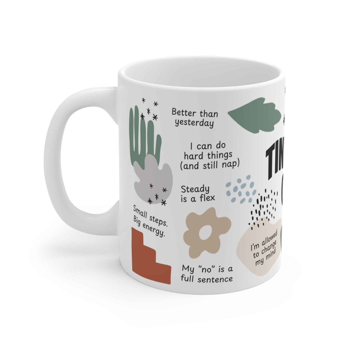 Tiny Wins Club Affirmation Mug, 11oz - Moods and Merch