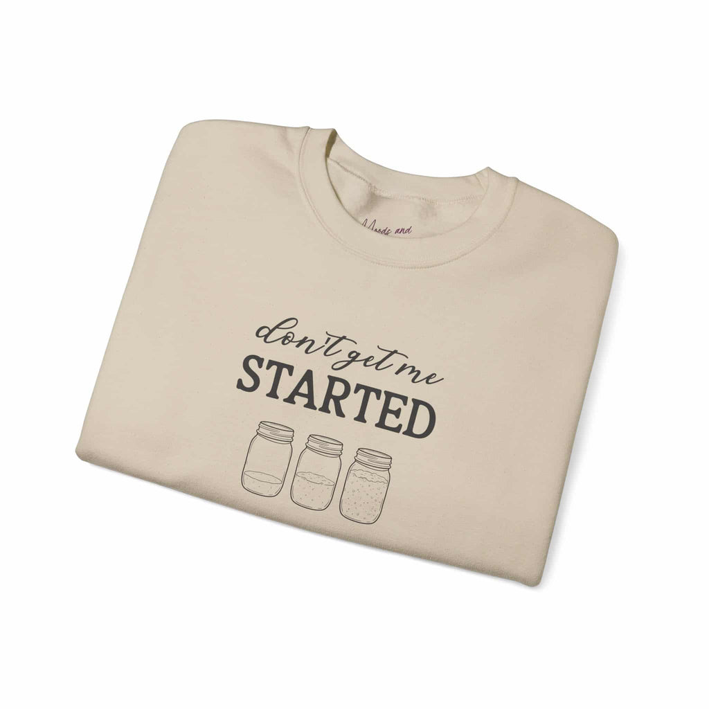 Cozy Sourdough Starter Sweatshirt for Home Bakers