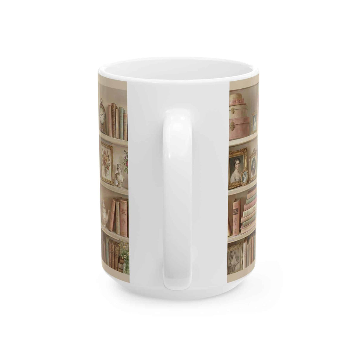 Jane Austen Inspired Library Mug, 15oz - Moods and Merch