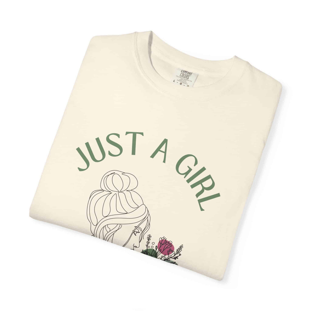 Just a Girl and Her Plants T-shirt - Moods and Merch
