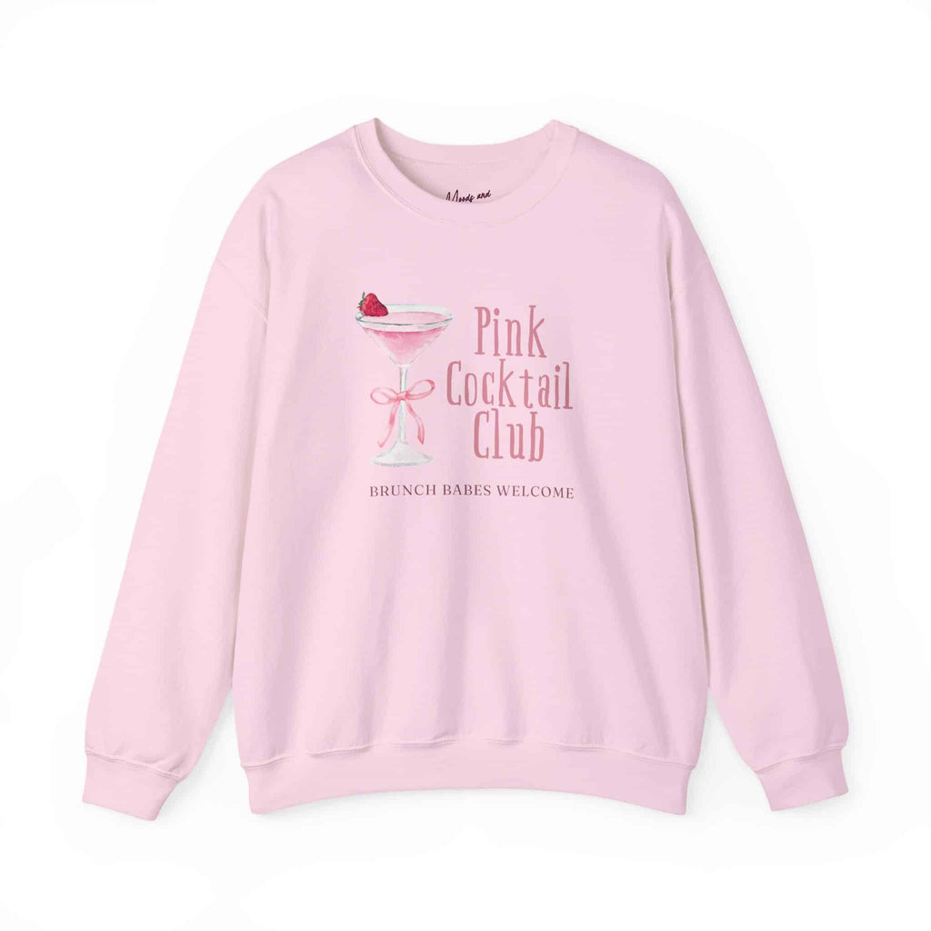 Pink Cocktail Club Sweatshirt - Moods and Merch