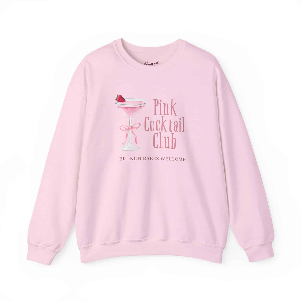 Pink Cocktail Club Sweatshirt - Moods and Merch
