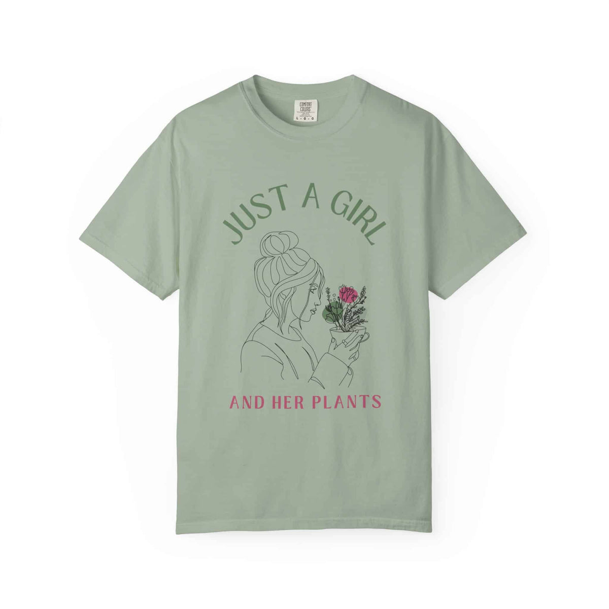 Just a Girl and Her Plants T-shirt - Moods and Merch
