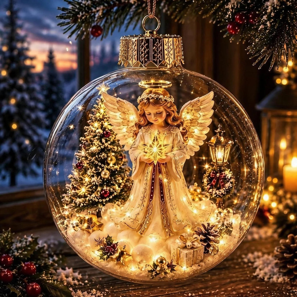 🌸Glowing Christmas Diorama Ornament