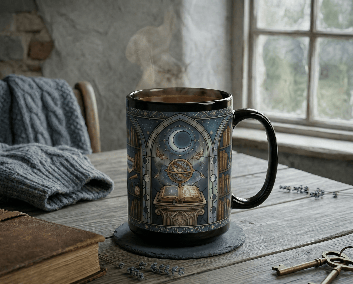 The Astral Archives Bookish Mug 15oz - Moods and Merch