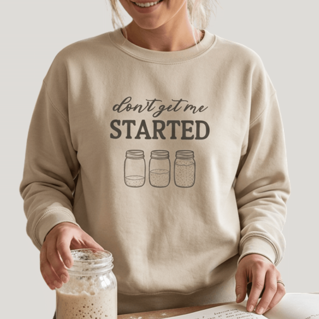Cozy Sourdough Starter Sweatshirt for Home Bakers